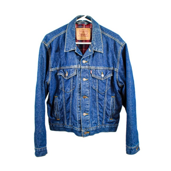 Levi's Other - Vintage Levi's Trucker Denim Flannel Lined Jacket